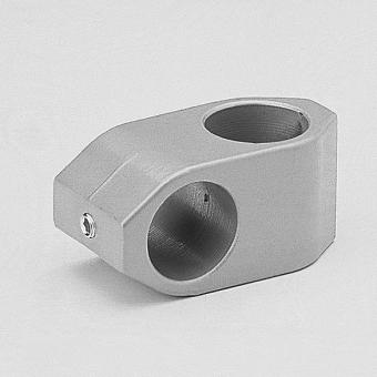Cross-connector Ø 40 mm silver RAL 9006