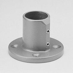 Ground bearing Ø 40 mm silver RAL 9006