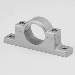 Plate holder Ø 40 mm silver RAL 9006