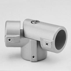T-joint connector Ø 40 mm silver RAL 9006